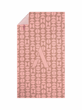 Reishanddoek Roze Animaux Troupeau Sunset Circle